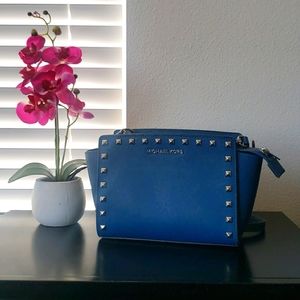 Michael Kors Selma Medium Studded Crossbody